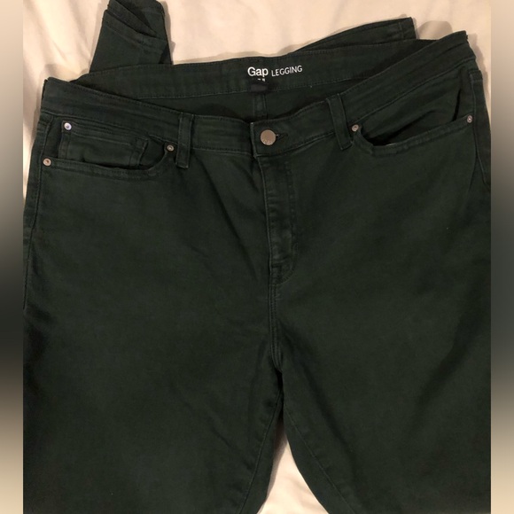 Gap Hunter Green Legging Jeans - Picture 1 of 5